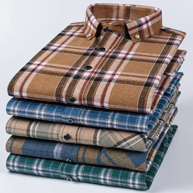 plus size 100%sanding long-sleeve shirts for men casual slim fit formal plain shirts plaid striped elegants designer clothes
plus size 100%sanding long-sleeve shirts for men casual slim fit formal plain shirts plaid striped elegants designer clothes
