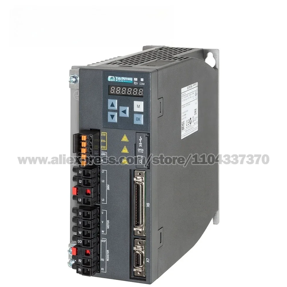 SINAMICS V90 Input voltage: 200-240 V 3-P -15%/+10% 7.0 A 45-66 Hz IP20 Size D 6SL3210-5FB11-0UA1 6SL32105FB110UA1
SINAMICS V90 Input voltage: 200-240 V 3-P -15%/+10% 7.0 A 45-66 Hz IP20 Size D 6SL3210-5FB11-0UA1 6SL32105FB110UA1