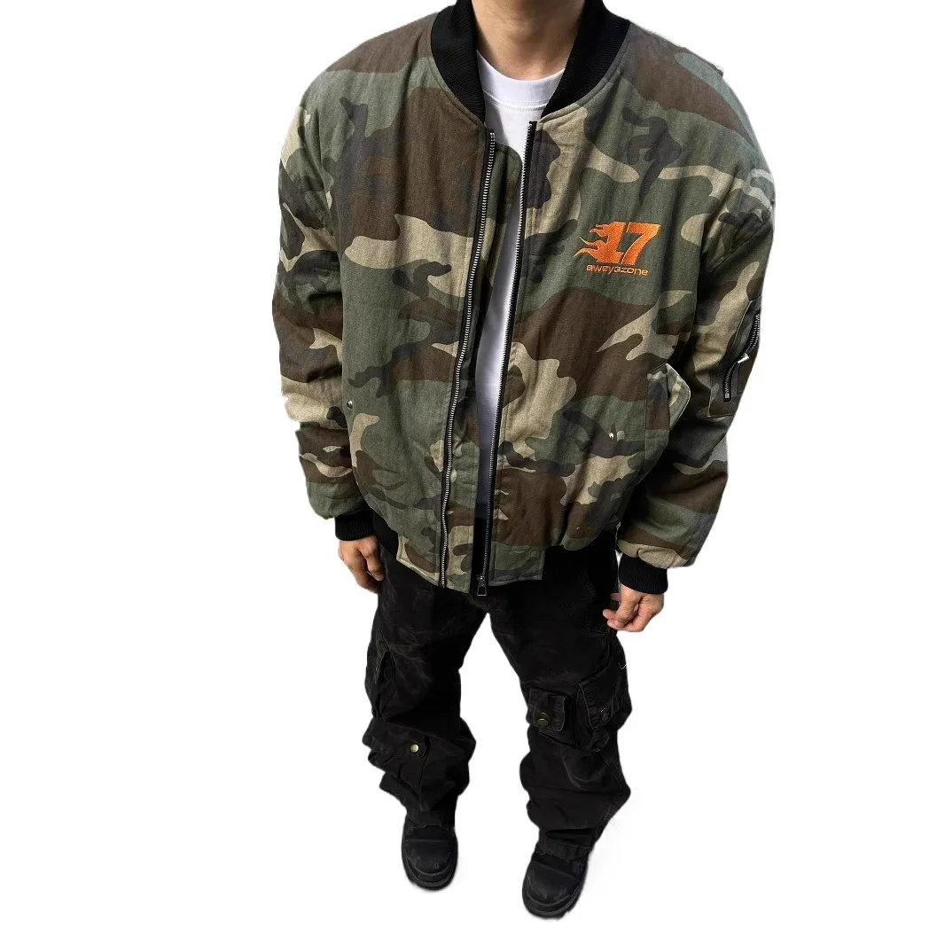 Men's Fashion Camouflage Bomber Jacket Cotton Padded Thick Warm Flight Overcoat Thermal Cargo Parkas Outerwear For Male
Men's Fashion Camouflage Bomber Jacket Cotton Padded Thick Warm Flight Overcoat Thermal Cargo Parkas Outerwear For Male