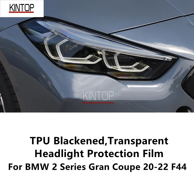 For BMW 2 Series Gran Coupe 20-22 F44 TPU Blackened,Transparent Headlight Protective Film,Headlight Protection,Film Modification
For BMW 2 Series Gran Coupe 20-22 F44 TPU Blackened,Transparent Headlight Protective Film,Headlight Protection,Film Modification