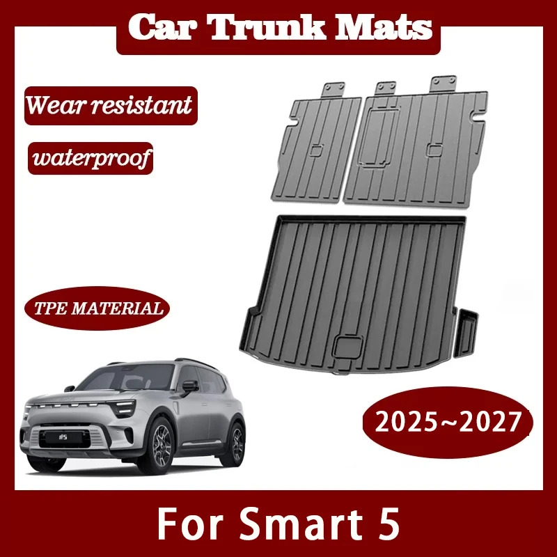 Car Trunk Mats For Smart #5 HY11 2025 2026 2027 5seat Waterproof Storage Pads Back Cargo Liner Back Seat Covers Auto Accessories
Car Trunk Mats For Smart #5 HY11 2025 2026 2027 5seat Waterproof Storage Pads Back Cargo Liner Back Seat Covers Auto Accessories
