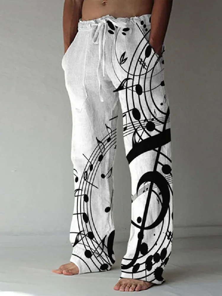Summer Vintage Men's Straight Pants Comfortable And Breathable Cotton Linen Casual Pants Men's Butterfly Print Large Linen Pants
Summer Vintage Men's Straight Pants Comfortable And Breathable Cotton Linen Casual Pants Men's Butterfly Print Large Linen Pants