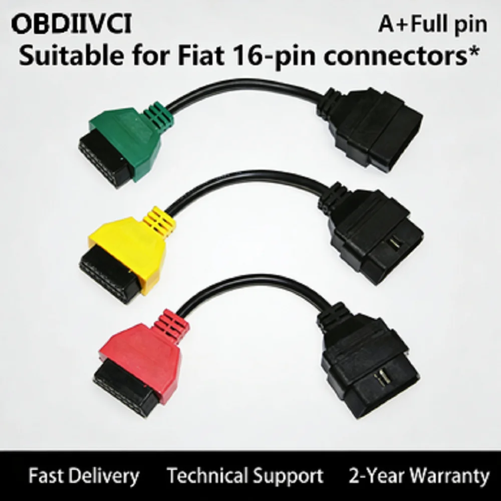 OBD2 16Pin Adapter for Fiat, 3Pcs Full Pin Diagnostic Connector, Auto Scanner Tool, Fast Shipping
OBD2 16Pin Adapter for Fiat, 3Pcs Full Pin Diagnostic Connector, Auto Scanner Tool, Fast Shipping