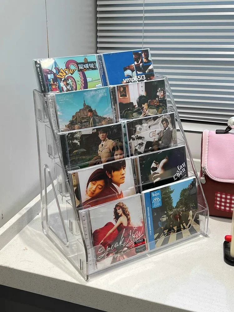 Transparent Multi-layer Display Stand DVD Game Disc Organizer Tape Storage Box Home Organization Accories PS Material
Transparent Multi-layer Display Stand DVD Game Disc Organizer Tape Storage Box Home Organization Accories PS Material