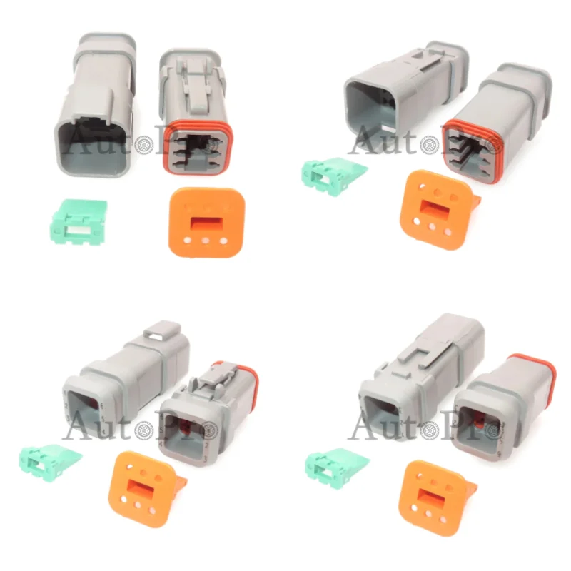 1 Set 6 Hole DT04-6P-E008 DT04-6S-E008 AC Assembly Automotive Wiring Harness Socket With Terminal Car Pump Waterproof Connector
1 Set 6 Hole DT04-6P-E008 DT04-6S-E008 AC Assembly Automotive Wiring Harness Socket With Terminal Car Pump Waterproof Connector