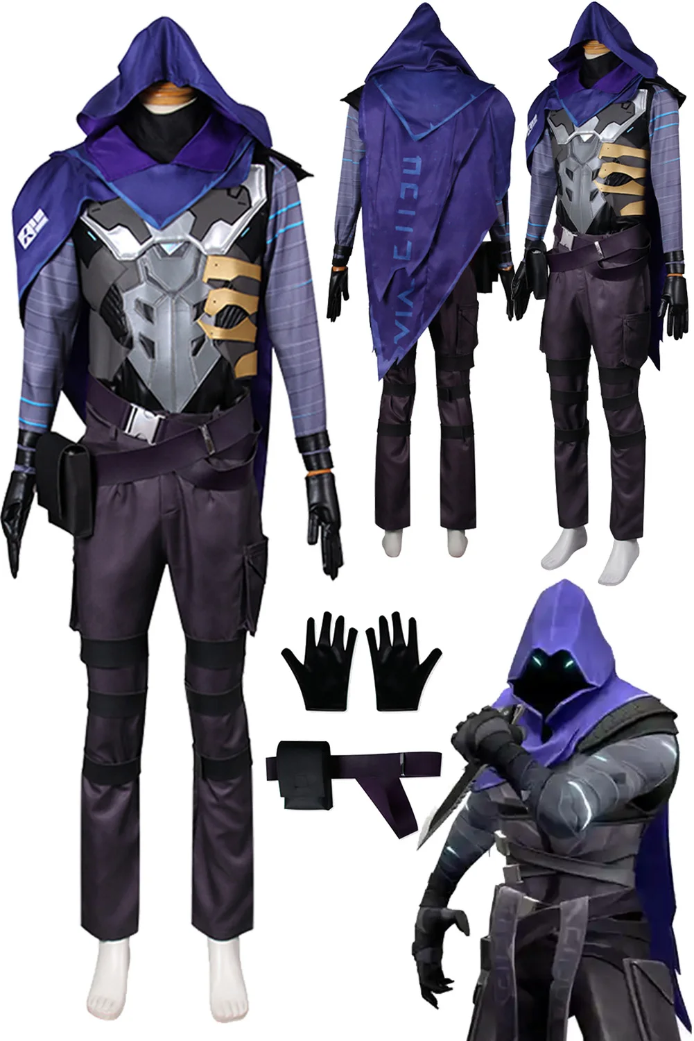 Disguise Omen Cosplay Gloves Cloak Clothing Game Valorant Roleplay Adult Men Outfits New Role Play Fancy Dress Up Party Cloth
Disguise Omen Cosplay Gloves Cloak Clothing Game Valorant Roleplay Adult Men Outfits New Role Play Fancy Dress Up Party Cloth