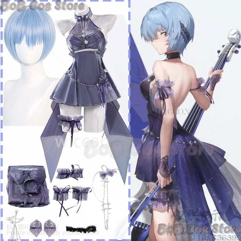 Игра NIKKE: The Goddess Of Victory Косплей Ayanamii Rei Одежда Сексуальное Фиолетовое Платье Y2K Лолита Kawaii Парик Cos Женщины Девушка Индивидуальные
Игра NIKKE: The Goddess Of Victory Косплей Ayanamii Rei Одежда Сексуальное Фиолетовое Платье Y2K Лолита Kawaii Парик Cos Женщины Девушка Индивидуальные