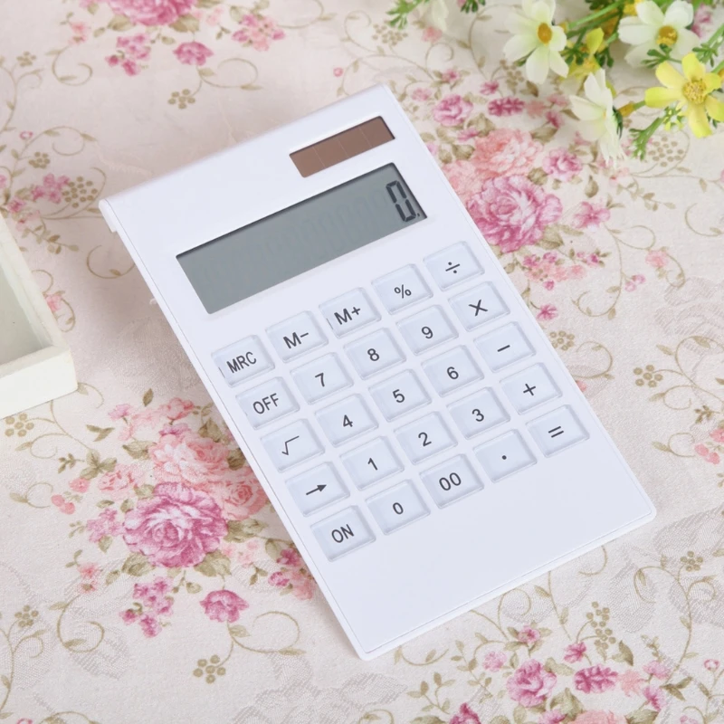 Standard Calculator 12 Digit with Large LCD Display Crystal for Key Button Calculator for Office Home School Slim
Standard Calculator 12 Digit with Large LCD Display Crystal for Key Button Calculator for Office Home School Slim