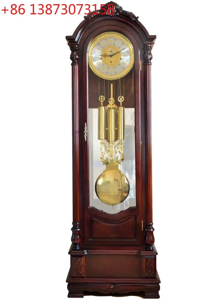 02*European living room heavy hammer zipper seat vertical bell machinery copper solid wood
02*European living room heavy hammer zipper seat vertical bell machinery copper solid wood