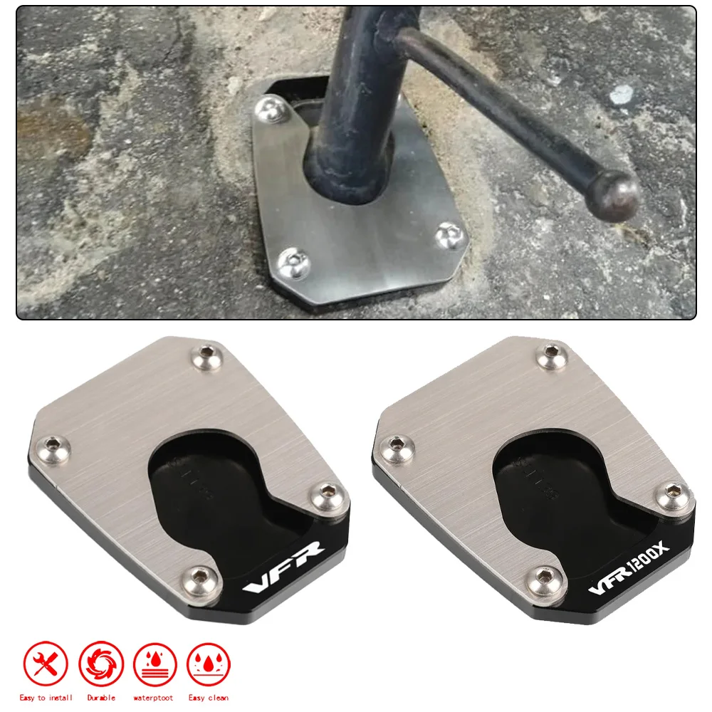 Side Stand Enlarge Plate Kickstand Extension FOR HONDA VFR1200X VFR 1200X DCT 2012- 2018 VFR800X 1200 CROSSTOURER 2019 2020 2021
Side Stand Enlarge Plate Kickstand Extension FOR HONDA VFR1200X VFR 1200X DCT 2012- 2018 VFR800X 1200 CROSSTOURER 2019 2020 2021