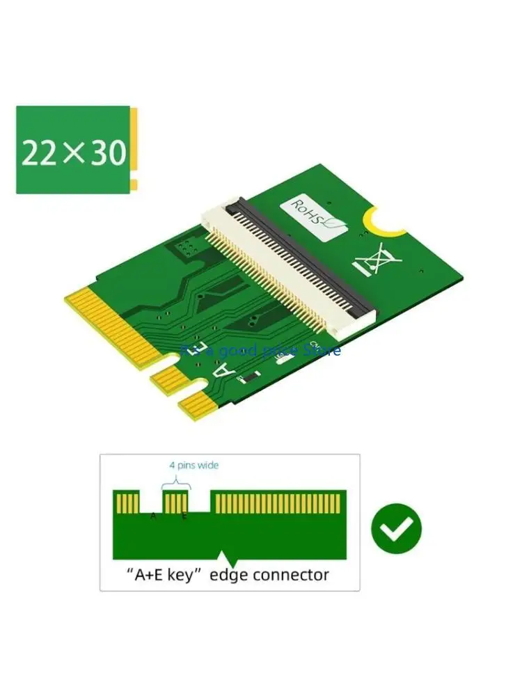 Mini PCIE to PCIExpress Adapter with USB2.0 Board Extension Cable 4Pin Power Pad Horizontal Install
