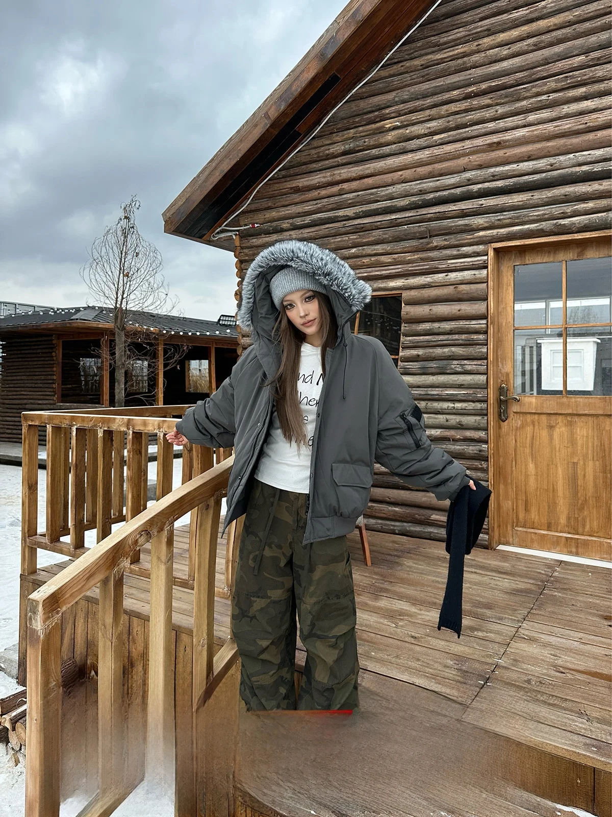 Брюки GOGOBURN с высокой талией и широкими штанинами, камуфляжные, женские, осенне-зимние, новые, повседневные, рабочие, свободного кроя, в пол
Брюки GOGOBURN с высокой талией и широкими штанинами, камуфляжные, женские, осенне-зимние, новые, повседневные, рабочие, свободного кроя, в пол