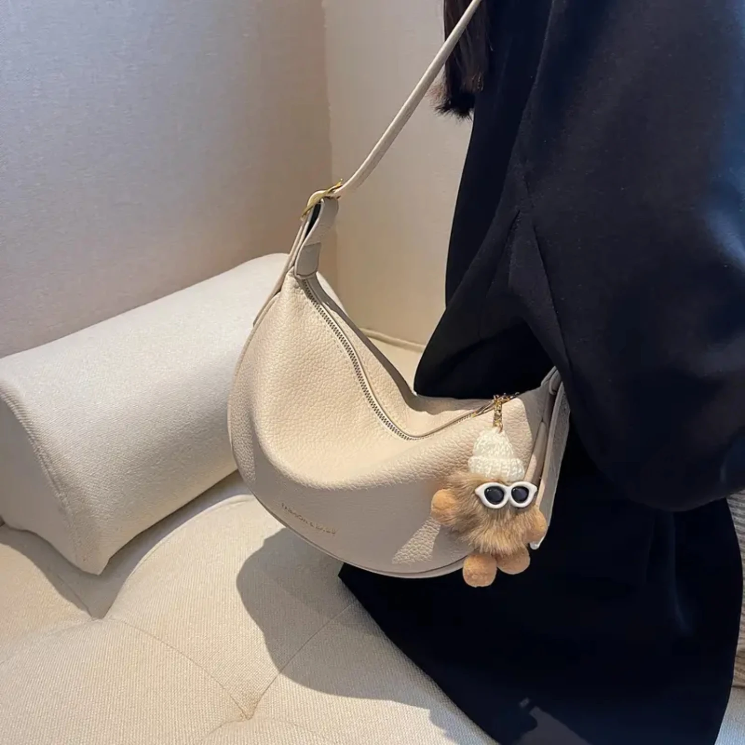 Stylish, Trendy, New Faux Leather Baguette Crossbody Bag with Letter Graphic for a Fashionable Look
Stylish, Trendy, New Faux Leather Baguette Crossbody Bag with Letter Graphic for a Fashionable Look