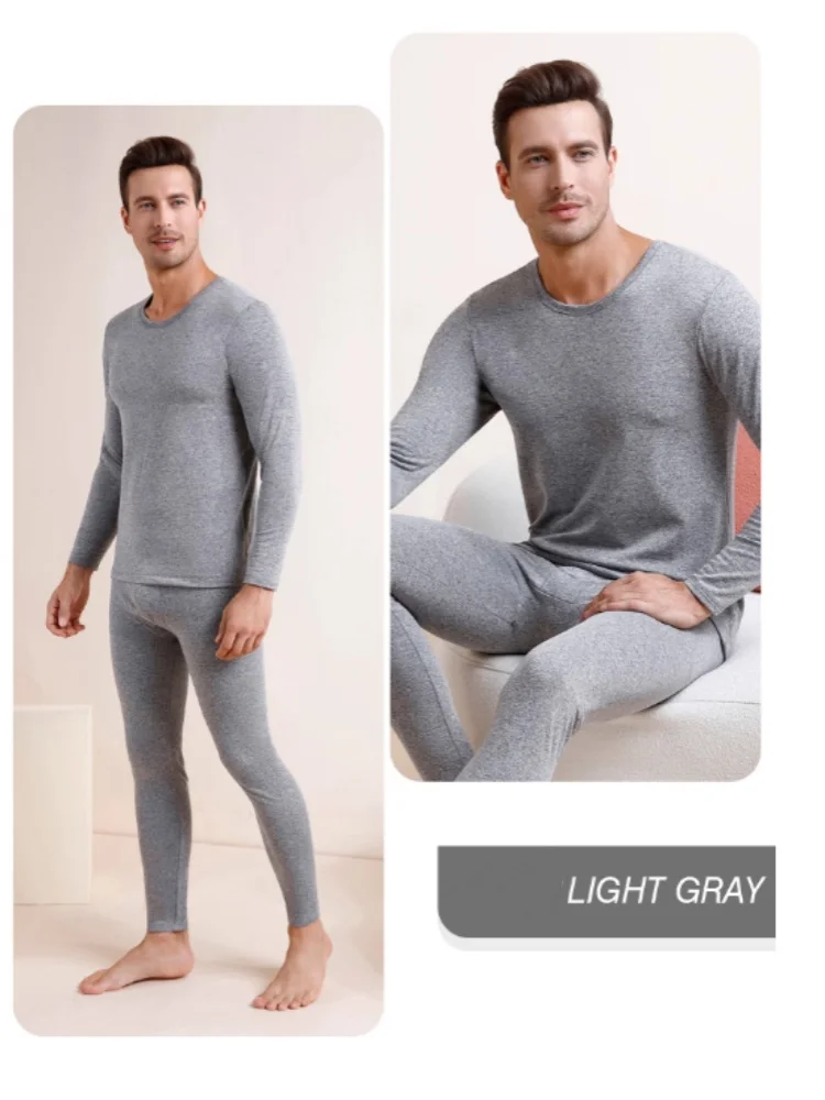Men's Autumn and Winter Tight Fitting Warm Underwear Long Sleeved Pants Set, Your Male Sports and Fitness Solid Color Set
Men's Autumn and Winter Tight Fitting Warm Underwear Long Sleeved Pants Set, Your Male Sports and Fitness Solid Color Set