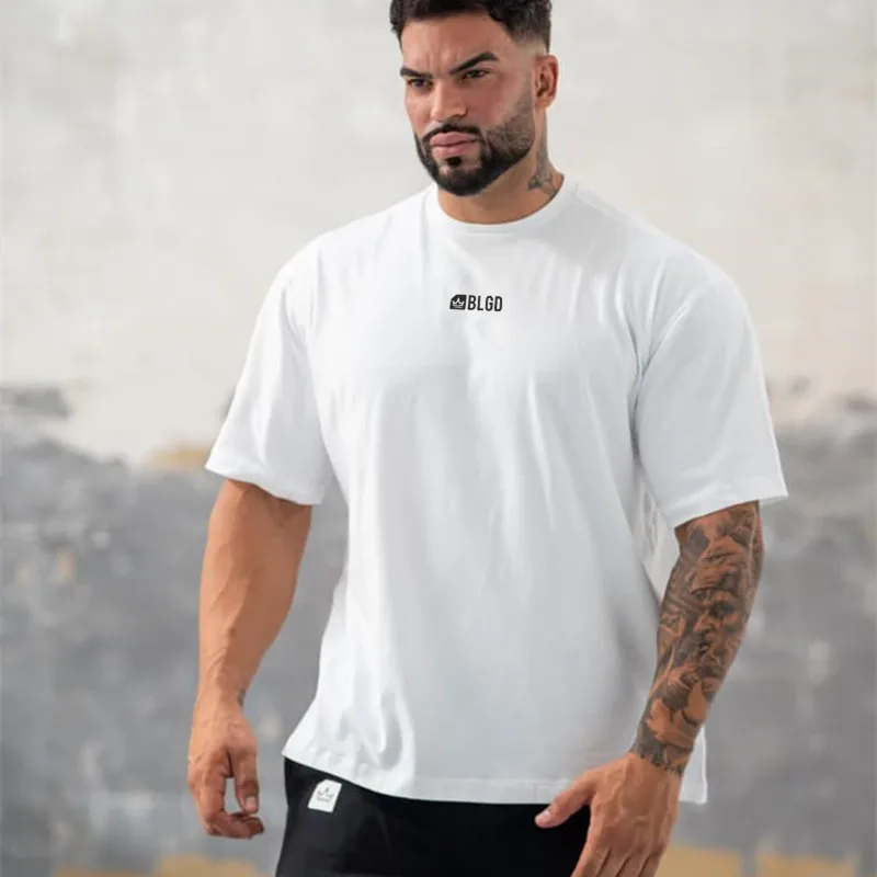 New Muscle Fitness Brother Sports Short Sleeve Men's Summer Round Neck Loose Large Size Casual Running Training T-Shirt
New Muscle Fitness Brother Sports Short Sleeve Men's Summer Round Neck Loose Large Size Casual Running Training T-Shirt
