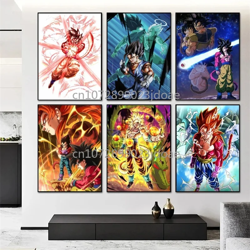 Anime Dragon Ball Bandai Classic Character Goku Vegeta Brolika Karot Super Saiyan HD Canvas Painting Art Painting Mural Gift
Anime Dragon Ball Bandai Classic Character Goku Vegeta Brolika Karot Super Saiyan HD Canvas Painting Art Painting Mural Gift