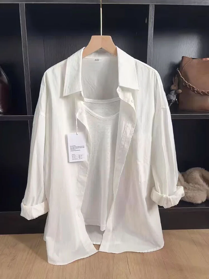 Men's Slim Fit Long Sve White Cotton Linen irt Breathable Sun Protection Casual Workwear irt European Sle Wrinkles
Men's Slim Fit Long Sve White Cotton Linen irt Breathable Sun Protection Casual Workwear irt European Sle Wrinkles