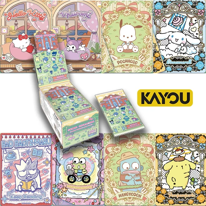 KAYOU Genuine Sanrio Family Card Hello Kitty Kuromi Melody VOL.3 Half cooked time Mengmeng Collectible Card Classic bag Toy Gift
KAYOU Genuine Sanrio Family Card Hello Kitty Kuromi Melody VOL.3 Half cooked time Mengmeng Collectible Card Classic bag Toy Gift