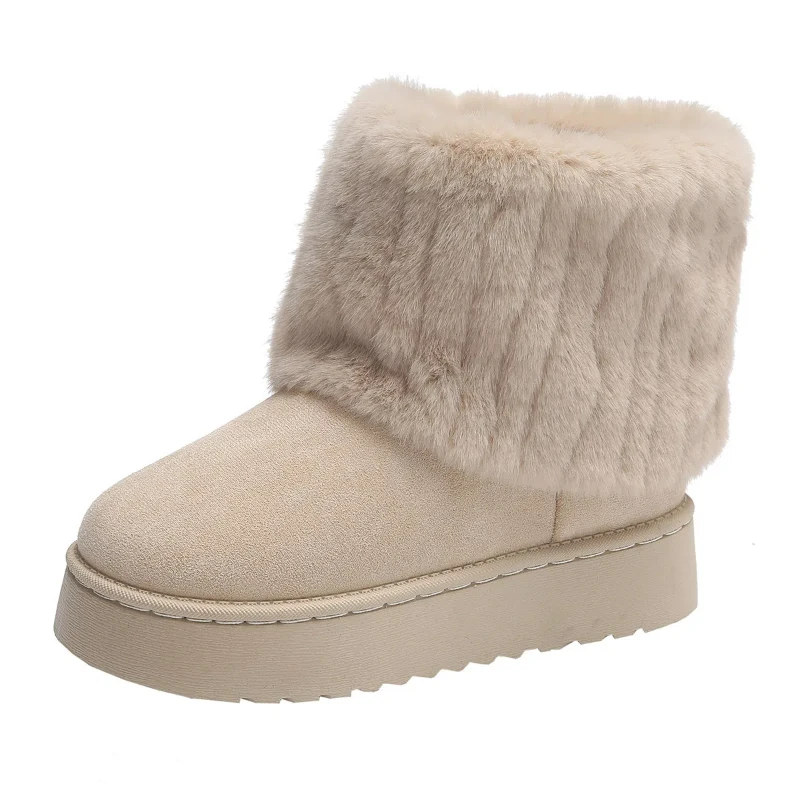 Women's Snow Boots New Winter Wear Thick Soled Non-slip Comfortable Warm Cotton Boots Plus Thick Tall Cotton Boots for Women
Women's Snow Boots New Winter Wear Thick Soled Non-slip Comfortable Warm Cotton Boots Plus Thick Tall Cotton Boots for Women