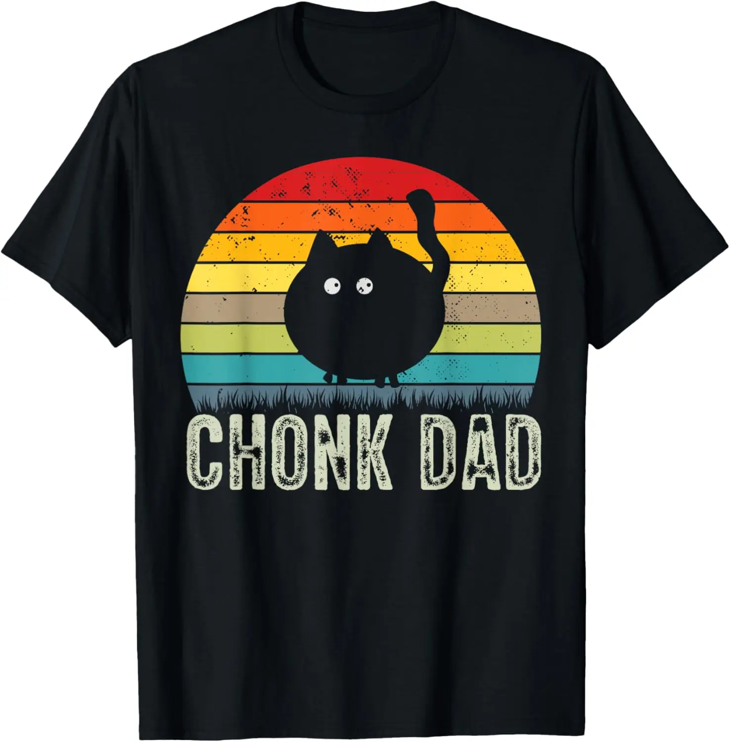 Retro Style Funny Fat Daddy Cat Meme Chonk Cat Dad T-Shirt
Retro Style Funny Fat Daddy Cat Meme Chonk Cat Dad T-Shirt