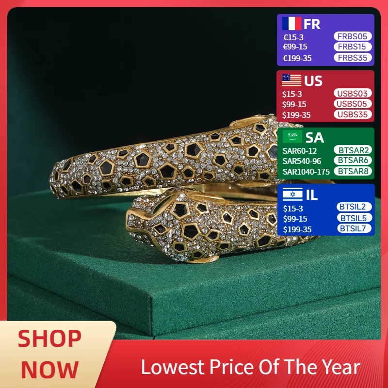 Vintage Bangle Leopard Bracelet For Women Green Eye Black Shape Stone Antique Gold Color Accessories Luxury Designers Jewelry
Vintage Bangle Leopard Bracelet For Women Green Eye Black Shape Stone Antique Gold Color Accessories Luxury Designers Jewelry