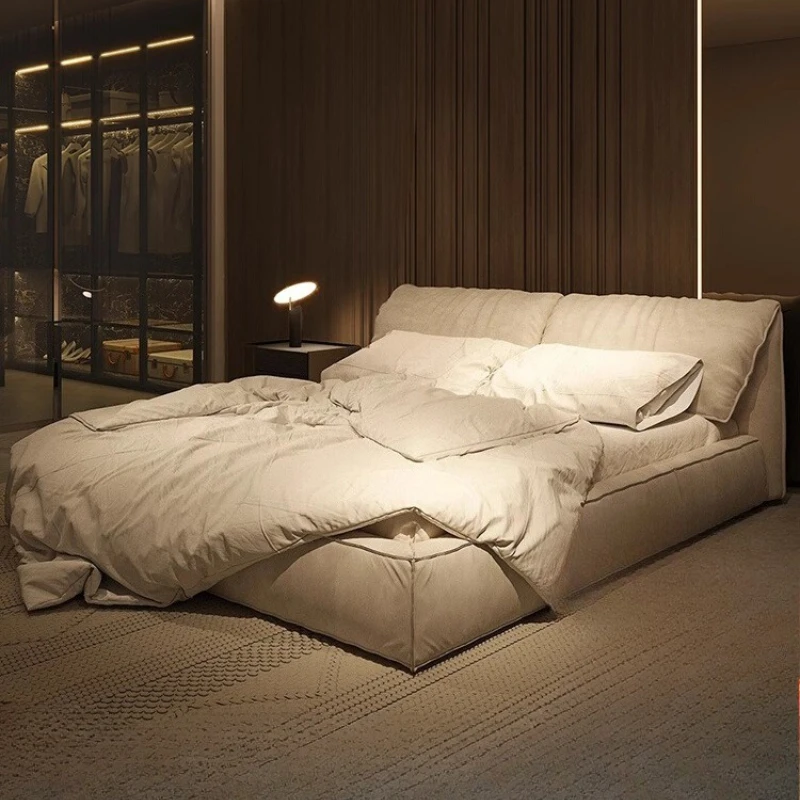Frosted cloth Double bed wooden king size twin luxury frame designer bedroom 150x200cm beds headboard lit 2 personnes furniture
Frosted cloth Double bed wooden king size twin luxury frame designer bedroom 150x200cm beds headboard lit 2 personnes furniture