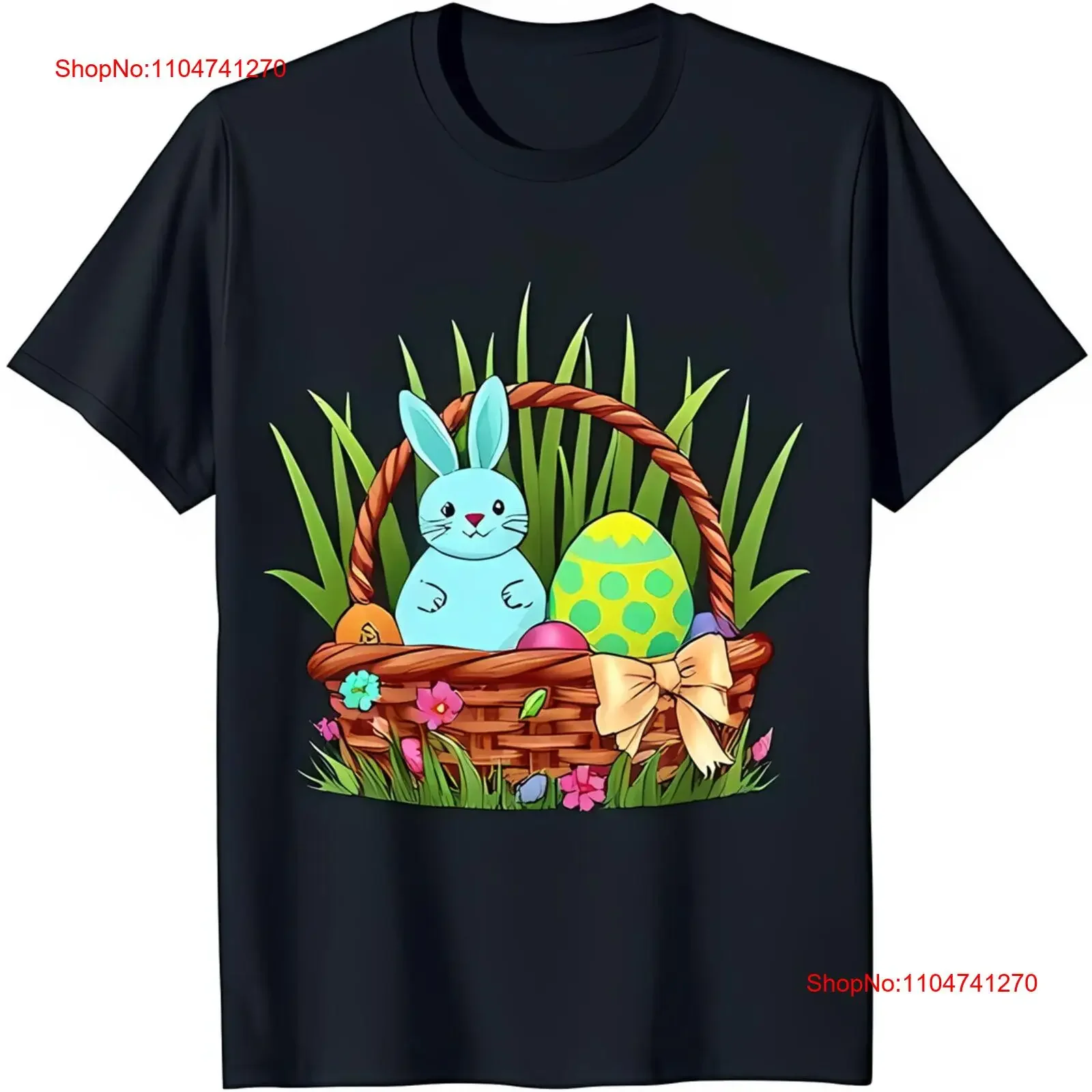 Blue Easter in Wicker Basket with Colorful Eggs T Shirt Cute Spring Design vintage Washed Casual Unisex streetwear Breathable
Blue Easter in Wicker Basket with Colorful Eggs T Shirt Cute Spring Design vintage Washed Casual Unisex streetwear Breathable