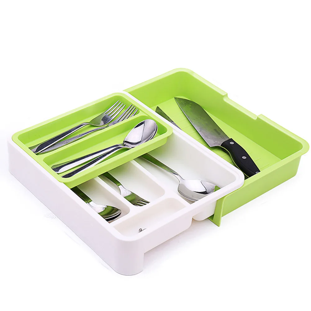 Telescopic Storage Box Kitchen Organizer Adjustable Cutlery Tray Silverware Container Drawer Utensil Organizer Healthy PP
Telescopic Storage Box Kitchen Organizer Adjustable Cutlery Tray Silverware Container Drawer Utensil Organizer Healthy PP