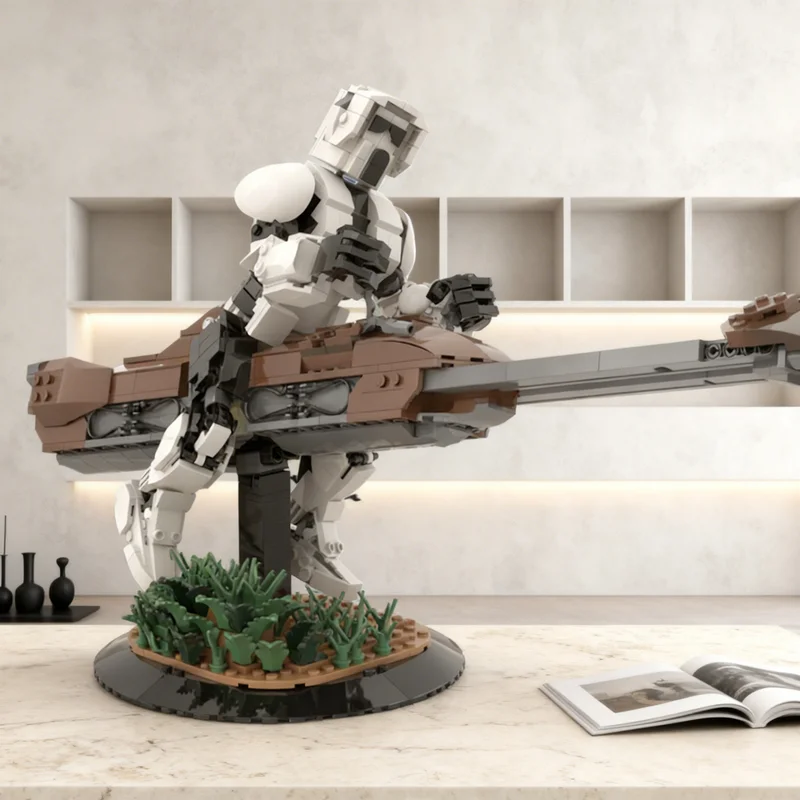 996pcs MOC Scout Trooper Buildable Figure Star Battle UCS Model Building Blocks Toy Construction Christmas Gifts Creative Idea
996pcs MOC Scout Trooper Buildable Figure Star Battle UCS Model Building Blocks Toy Construction Christmas Gifts Creative Idea