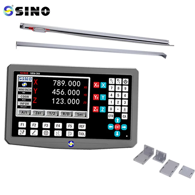 Lathe Machine Three-Axis DRO Kit SINO SDS6-3V Digital Readout System With Linear Scale TTL Signal Output
Lathe Machine Three-Axis DRO Kit SINO SDS6-3V Digital Readout System With Linear Scale TTL Signal Output
