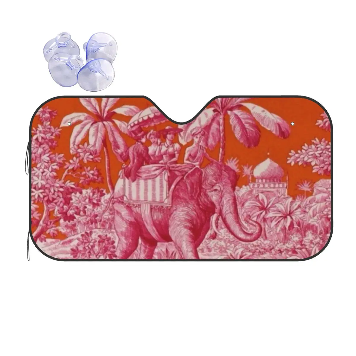 Toile De Jouy - Pink And Orange Sunshade Windscreen Car Front Windshield Window Sun Visor Accessories Covers
Toile De Jouy - Pink And Orange Sunshade Windscreen Car Front Windshield Window Sun Visor Accessories Covers