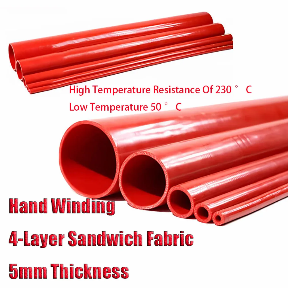 High Temperature And High Pressure Resistant Red Silicone Rice Tube, Large-Diameter Cloth Clamped Turbocharged Intercooler Pipe,
High Temperature And High Pressure Resistant Red Silicone Rice Tube, Large-Diameter Cloth Clamped Turbocharged Intercooler Pipe,