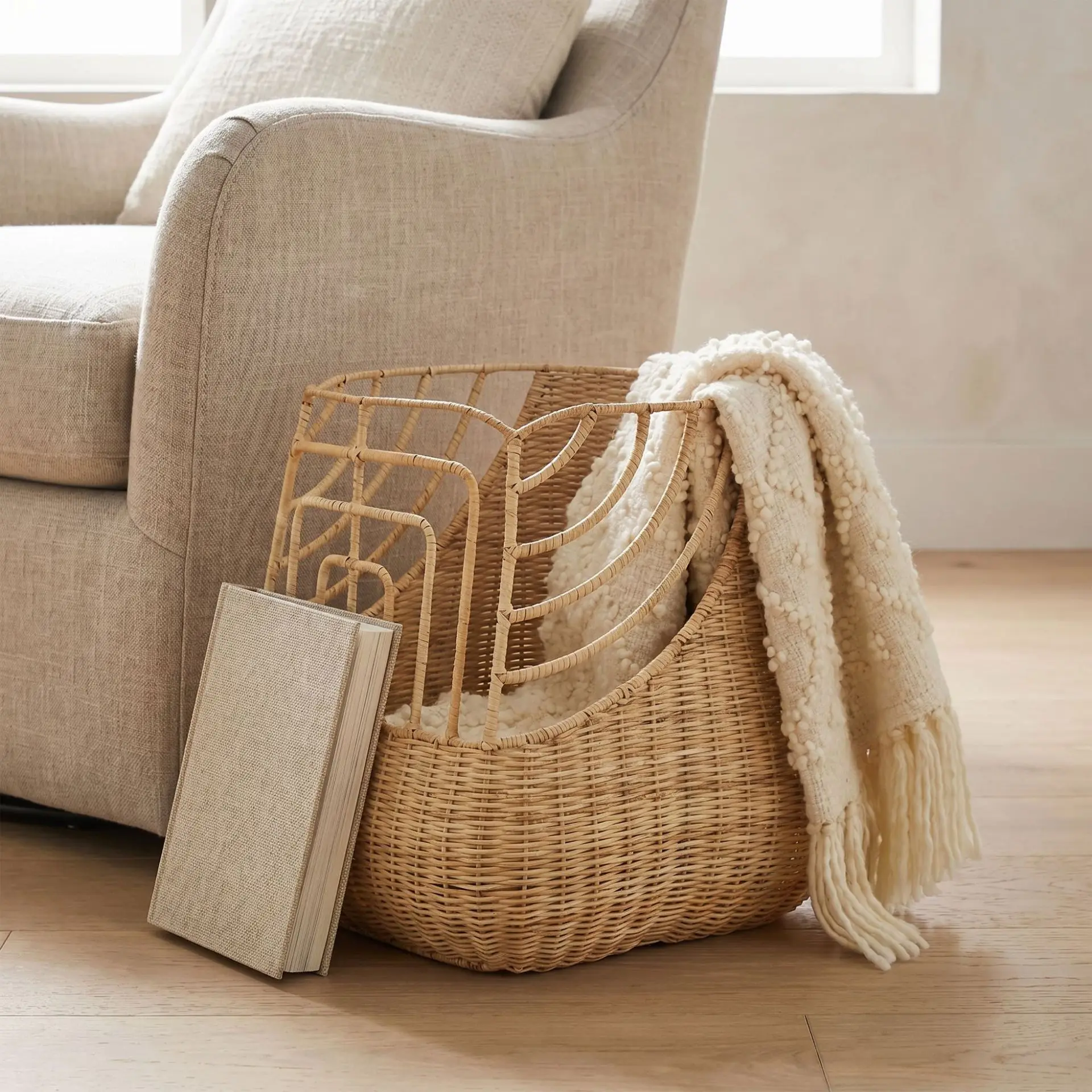 Storage Dirty clothes basket Laundry basketClothes storage basketHousehold laundry basketclothes real rattan woven basketDir
Storage Dirty clothes basket Laundry basketClothes storage basketHousehold laundry basketclothes real rattan woven basketDir