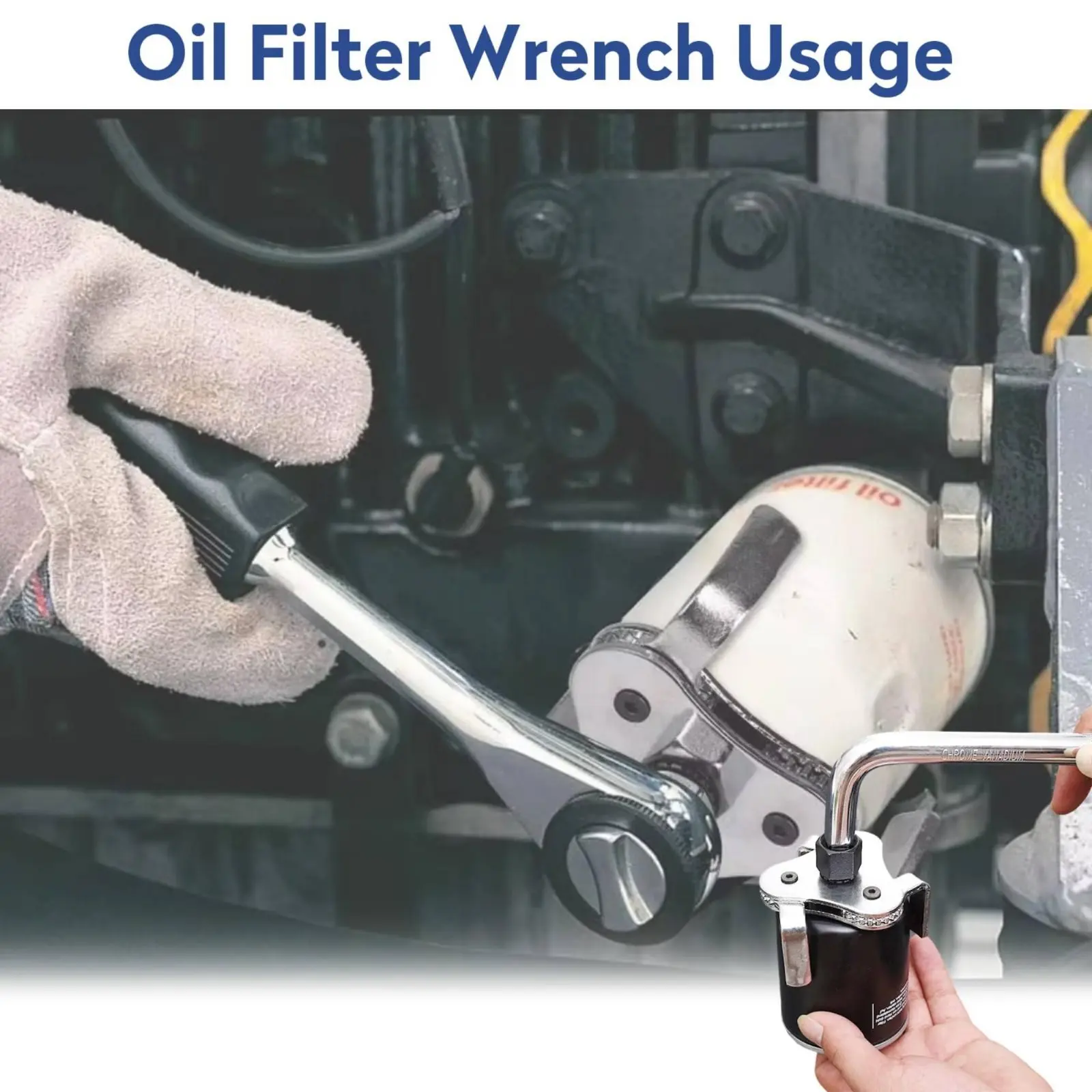 3-Jaw Oil Strainer Wrench Secure Grip 3 Jaw Oil Strainer Wrench Sturdy Duty High Turning Power for Car Owners
3-Jaw Oil Strainer Wrench Secure Grip 3 Jaw Oil Strainer Wrench Sturdy Duty High Turning Power for Car Owners
