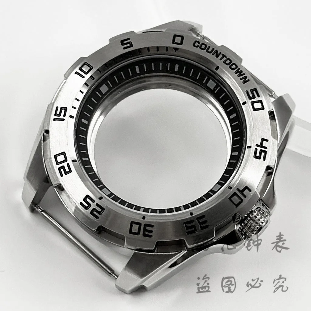 44MM Stainless Steel Silver Watch Case Fashion Countdown Watch Case Fit NH35 NH36 7S26 7S36 4R35 4R36 Movement
44MM Stainless Steel Silver Watch Case Fashion Countdown Watch Case Fit NH35 NH36 7S26 7S36 4R35 4R36 Movement