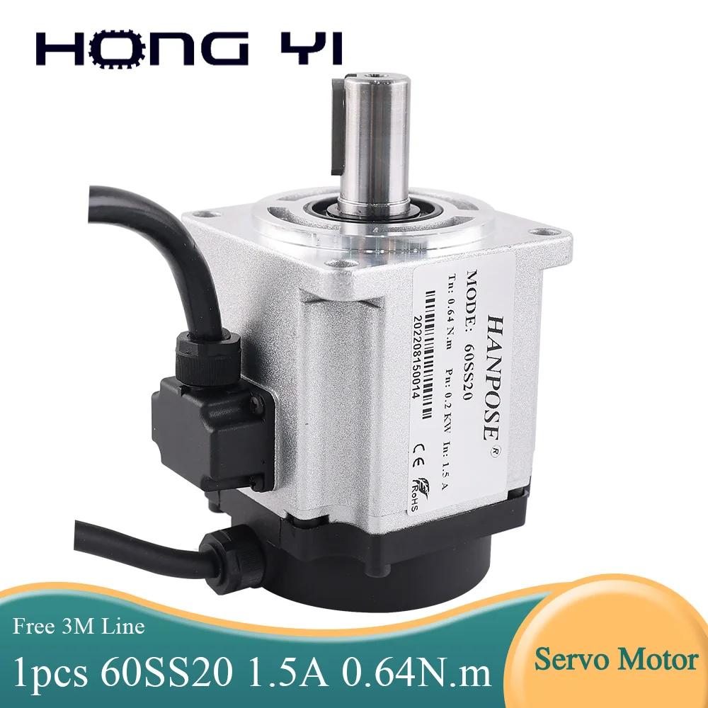 200W 0.2Kw ac Servo Motor 1.5A 0.64N.m c For Servo Woodworking CNC Router Equipment Accessories
200W 0.2Kw ac Servo Motor 1.5A 0.64N.m c For Servo Woodworking CNC Router Equipment Accessories