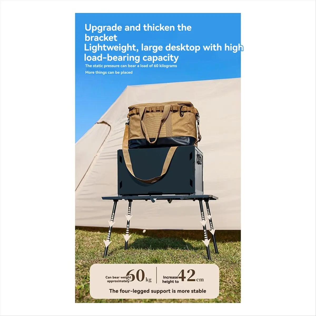 (ABKM) Outdoor Table Folding Camping Table Multifunctional Liftable Picnic Table for Hiking Travel BBQ
(ABKM) Outdoor Table Folding Camping Table Multifunctional Liftable Picnic Table for Hiking Travel BBQ
