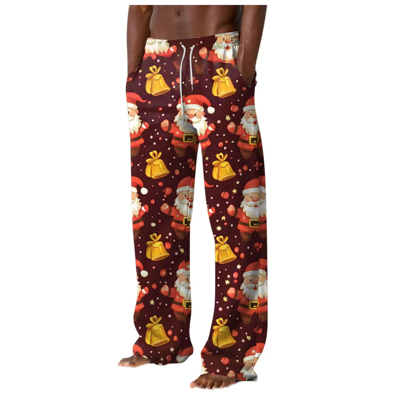 3D Santa Claus Head Print Men's Casual Wide-Leg Drawstring Sweatpants, Home Wear, Sleepwear, Everyday Wear
3D Santa Claus Head Print Men's Casual Wide-Leg Drawstring Sweatpants, Home Wear, Sleepwear, Everyday Wear