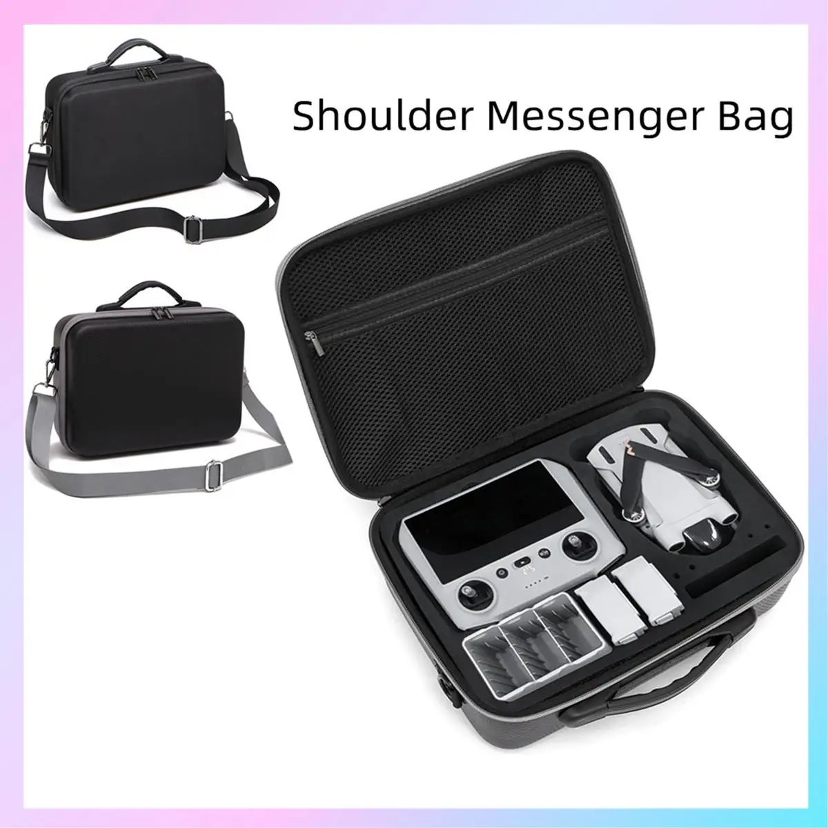AB25-Travel Backpack Shoulder Bag RC/RC N1 Storage Bag For DJI Mini 3 Pro Portable Suitcase
AB25-Travel Backpack Shoulder Bag RC/RC N1 Storage Bag For DJI Mini 3 Pro Portable Suitcase