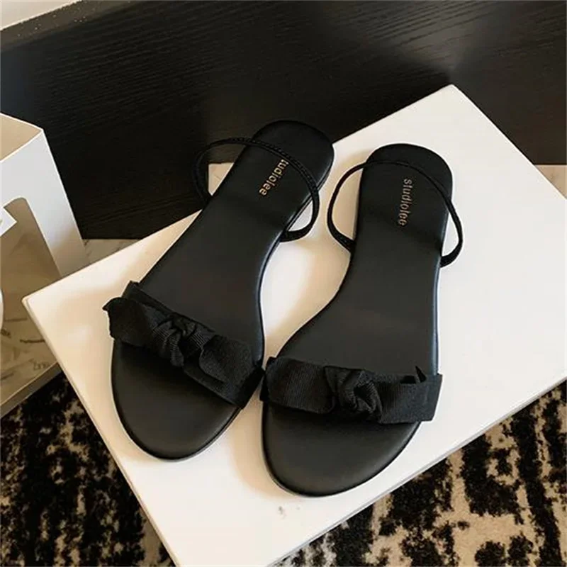 Butterfly-knot Shoes For Ladies Round Toe Women Low Heels Female Sandals Back Strap Chassure Femme Sewing Lines Zapatos De Mujer
Butterfly-knot Shoes For Ladies Round Toe Women Low Heels Female Sandals Back Strap Chassure Femme Sewing Lines Zapatos De Mujer