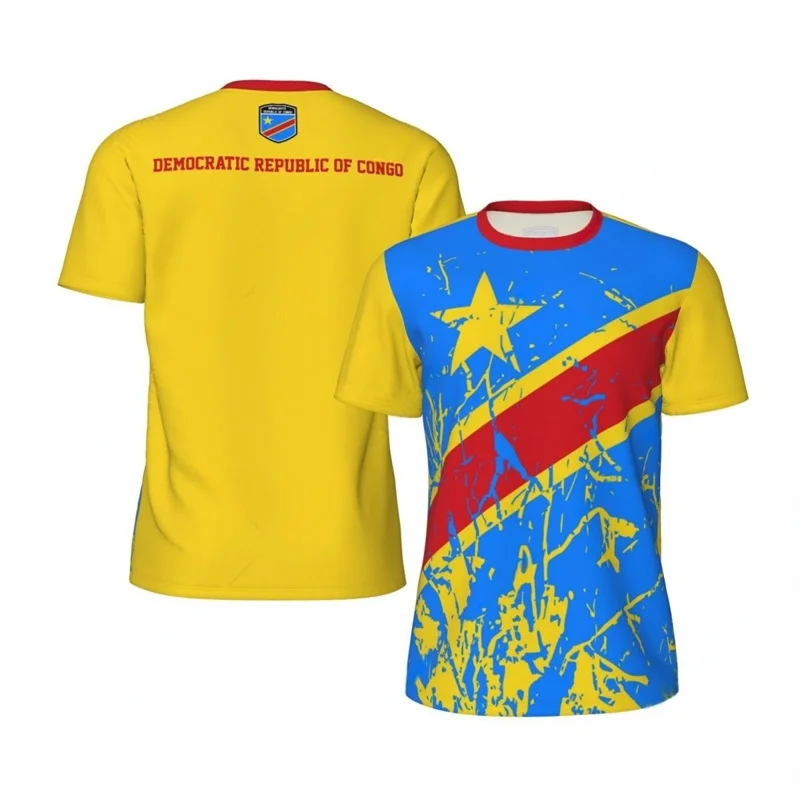 Democratic Republic the Congo 3D Print sport Quick-dry Breatha Men's T-Shirt Outdoor Street Team Training parent-child clothing
Democratic Republic the Congo 3D Print sport Quick-dry Breatha Men's T-Shirt Outdoor Street Team Training parent-child clothing