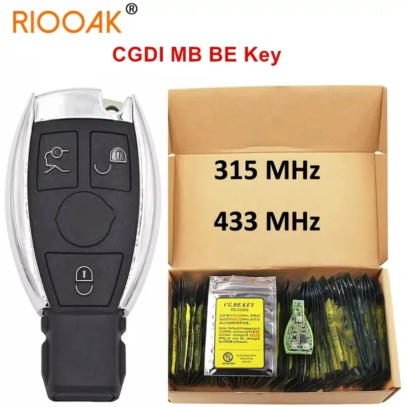 Original CGDI MB CG BE Key 315MHZ/433MHZ for Mercedes Benz Work with CGDI MB Programmer Support All FBS3 and Automatic Recovery
Original CGDI MB CG BE Key 315MHZ/433MHZ for Mercedes Benz Work with CGDI MB Programmer Support All FBS3 and Automatic Recovery