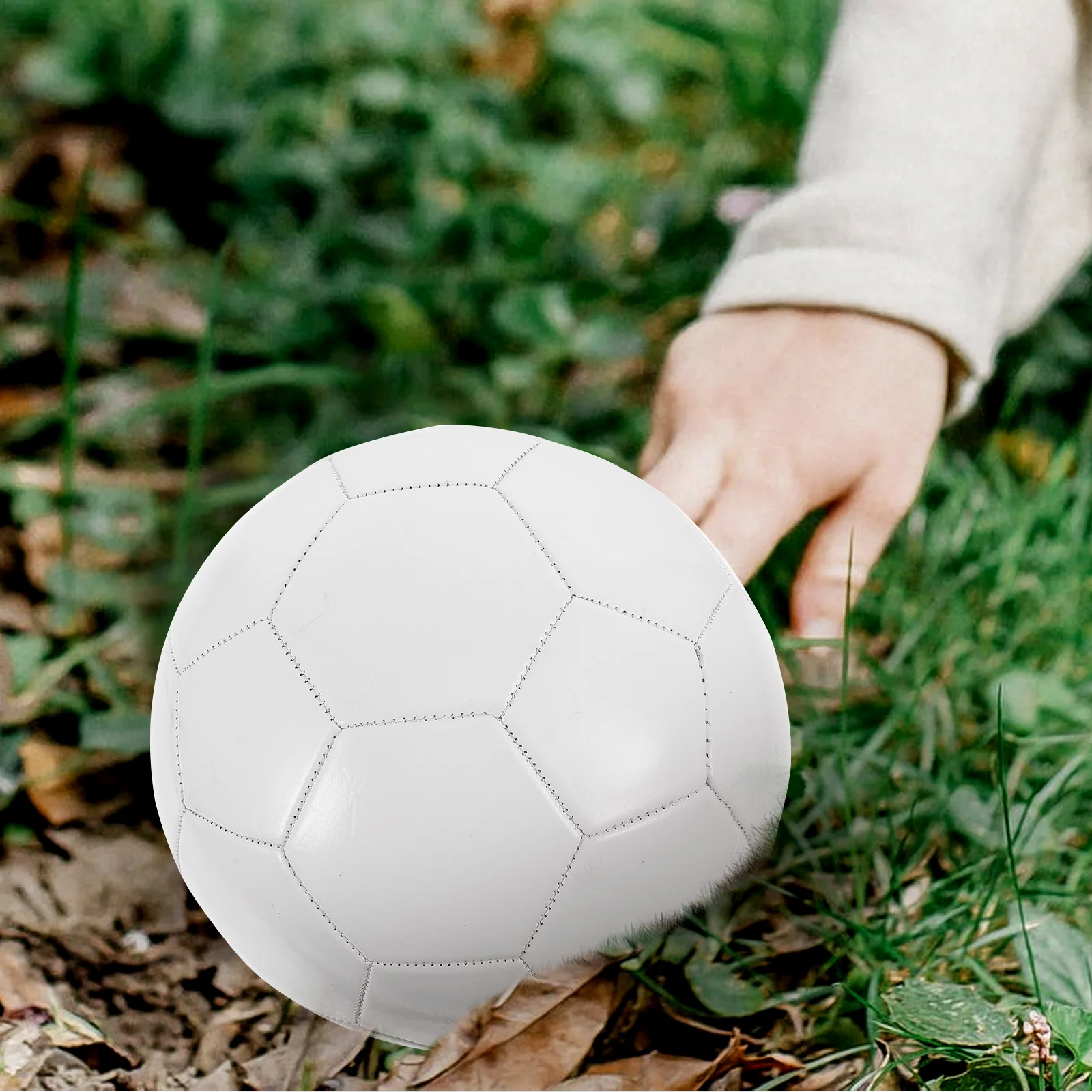 White Football For Diy Signature Wear Resistant Sports Training Soccer Educational Outdoor Play Gift For Boys
White Football For Diy Signature Wear Resistant Sports Training Soccer Educational Outdoor Play Gift For Boys