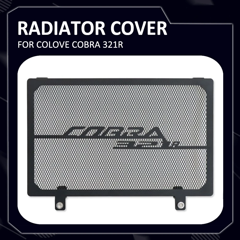 Motorcycle Water Tank Radiator Grille Oil Cooler Protection Net Mesh Guard Cover For COLOVE Cobra321R 2021 Cobra 321R 321 R 2023 
Motorcycle Water Tank Radiator Grille Oil Cooler Protection Net Mesh Guard Cover For COLOVE Cobra321R 2021 Cobra 321R 321 R 2023