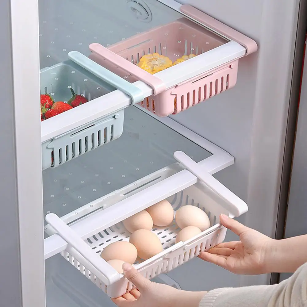 Fridge Organizer Storage Box Extendable Drawer Container Shelf Fruit Egg Food Storage Box Drain Basket Kitchen Accessories
Fridge Organizer Storage Box Extendable Drawer Container Shelf Fruit Egg Food Storage Box Drain Basket Kitchen Accessories