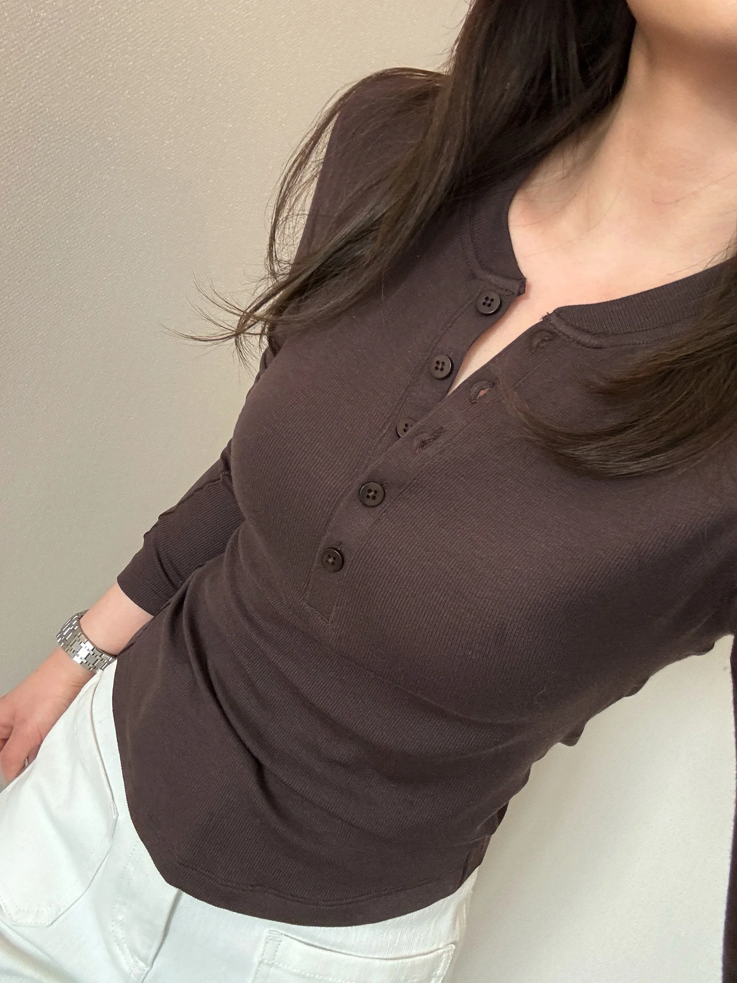 Slim Fit Lulu Henry Shirt Inner Wear Top Button Design Fashionable Versatile Short Size Rouqiu Meat Ball Casual Style Long Sl...
Slim Fit Lulu Henry Shirt Inner Wear Top Button Design Fashionable Versatile Short Size Rouqiu Meat Ball Casual Style Long Sl...