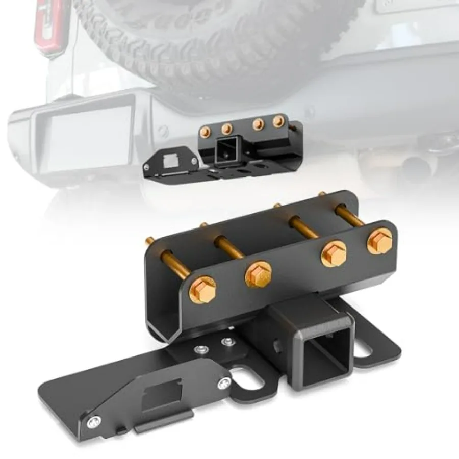 Комплект заднего фаркопа 2 дюйма для Ford Bronco 2021-2024 (2-дверный/4-дверный) с черной крышкой и буксировочным крюком на задний бампер, комбо E
Комплект заднего фаркопа 2 дюйма для Ford Bronco 2021-2024 (2-дверный/4-дверный) с черной крышкой и буксировочным крюком на задний бампер, комбо E