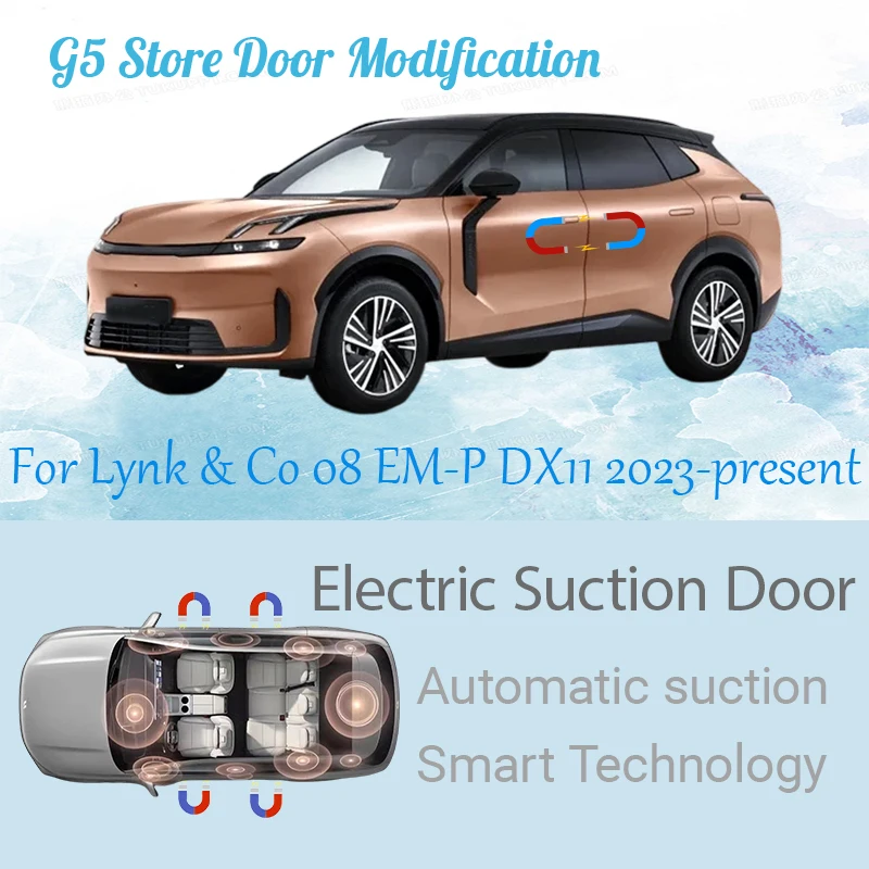 For Lynk & Co 08 EM-P DX11 2023-present Car Electric Suction Door Power-assisted Closing Door Soft-close Function
For Lynk & Co 08 EM-P DX11 2023-present Car Electric Suction Door Power-assisted Closing Door Soft-close Function