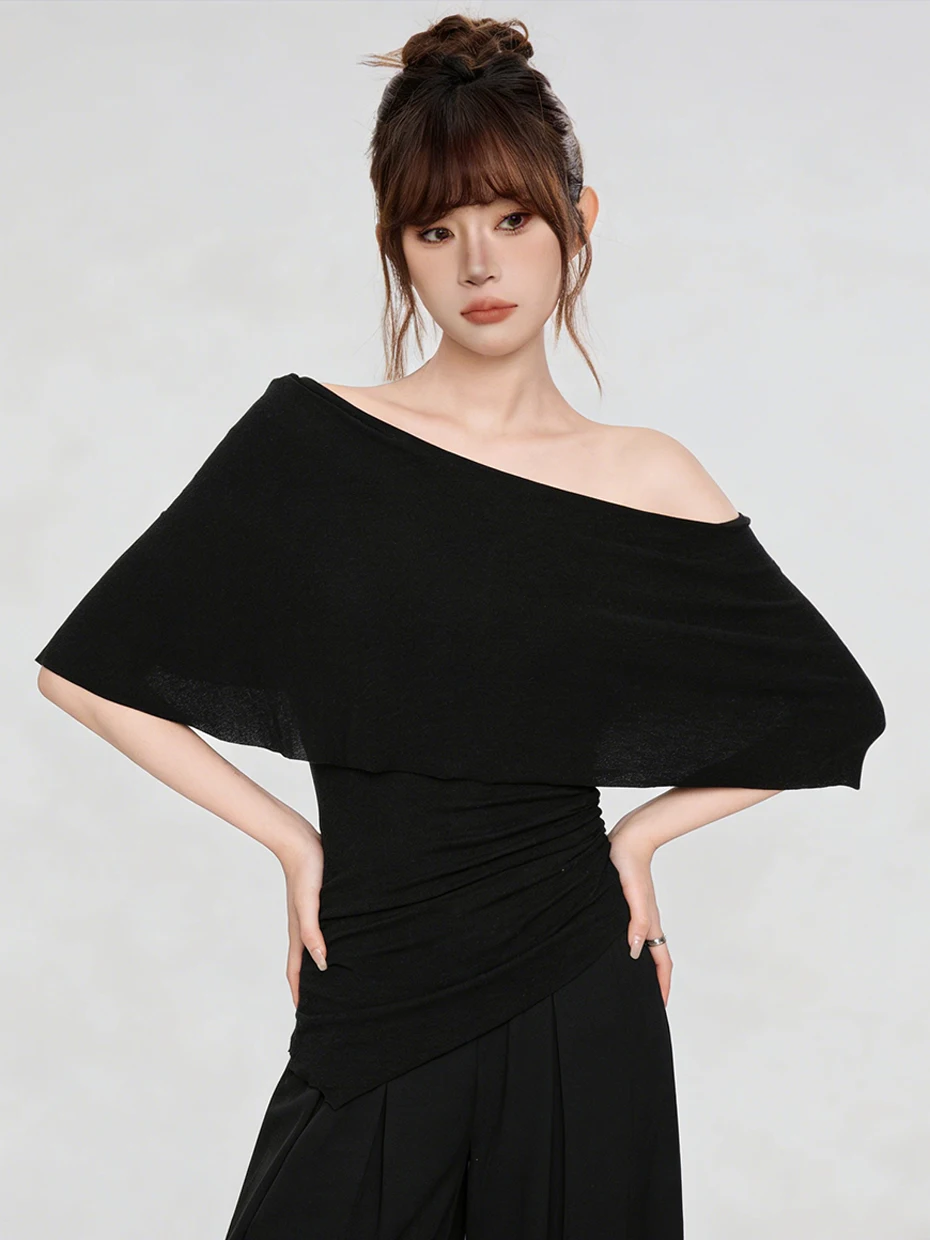 Chic Short Sleeve Shoulder Bared T Shirt Women's Summer Fashion Unique Beautiful Lace High Waist Premium Quality Top
Chic Short Sleeve Shoulder Bared T Shirt Women's Summer Fashion Unique Beautiful Lace High Waist Premium Quality Top