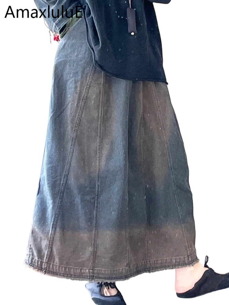 Amax LuluE Vintage Loose Leisure Denim Skirts Ladies 2026 British Design Fashion Clothes Women Summer Classic Elegant Streetwear
Amax LuluE Vintage Loose Leisure Denim Skirts Ladies 2026 British Design Fashion Clothes Women Summer Classic Elegant Streetwear